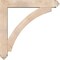 Ekena Millwork Thorton Arts and Crafts Smooth Bracket w/ Offset Brace, Douglas Fir, 7 1/2"W x 46"D x 46"H BKT0806X46X46THR03SDF - alternate 3